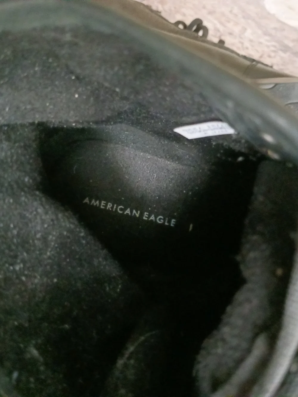 American Eagle Outfitters Black Lace-Up Men's Boots